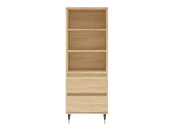 Aparador alto madera contrachapada roble Sonoma 40x36x110 cm ES83909
