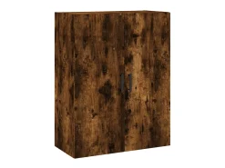 Aparador alto madera contrachapada roble ahumado 69,5x34x180 cm ES54734