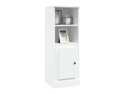 Aparador alto madera contrachapada blanco 36x35,5x103,5 cm ES34735