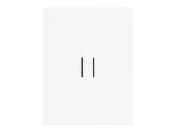 Aparador alto madera contrachapada blanco 69,5x34x180 cm