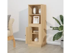 Aparador alto madera contrachapada roble Sonoma 36x35,5x103,5cm ES29000
