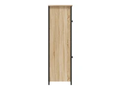 Aparador alto madera contrachapada roble Sonoma 62x32x106,5 cm
