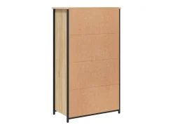 Aparador alto madera contrachapada roble Sonoma 62x32x106,5 cm