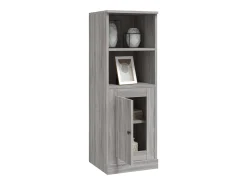 Aparador alto madera contrachapada gris Sonoma 36x35,5x103,5 cm