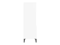 Aparador alto madera contrachapada blanco 40x36x110 cm ES43465