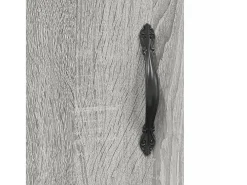 Aparador alto madera contrachapada gris sonoma 69,5x34x180 cm