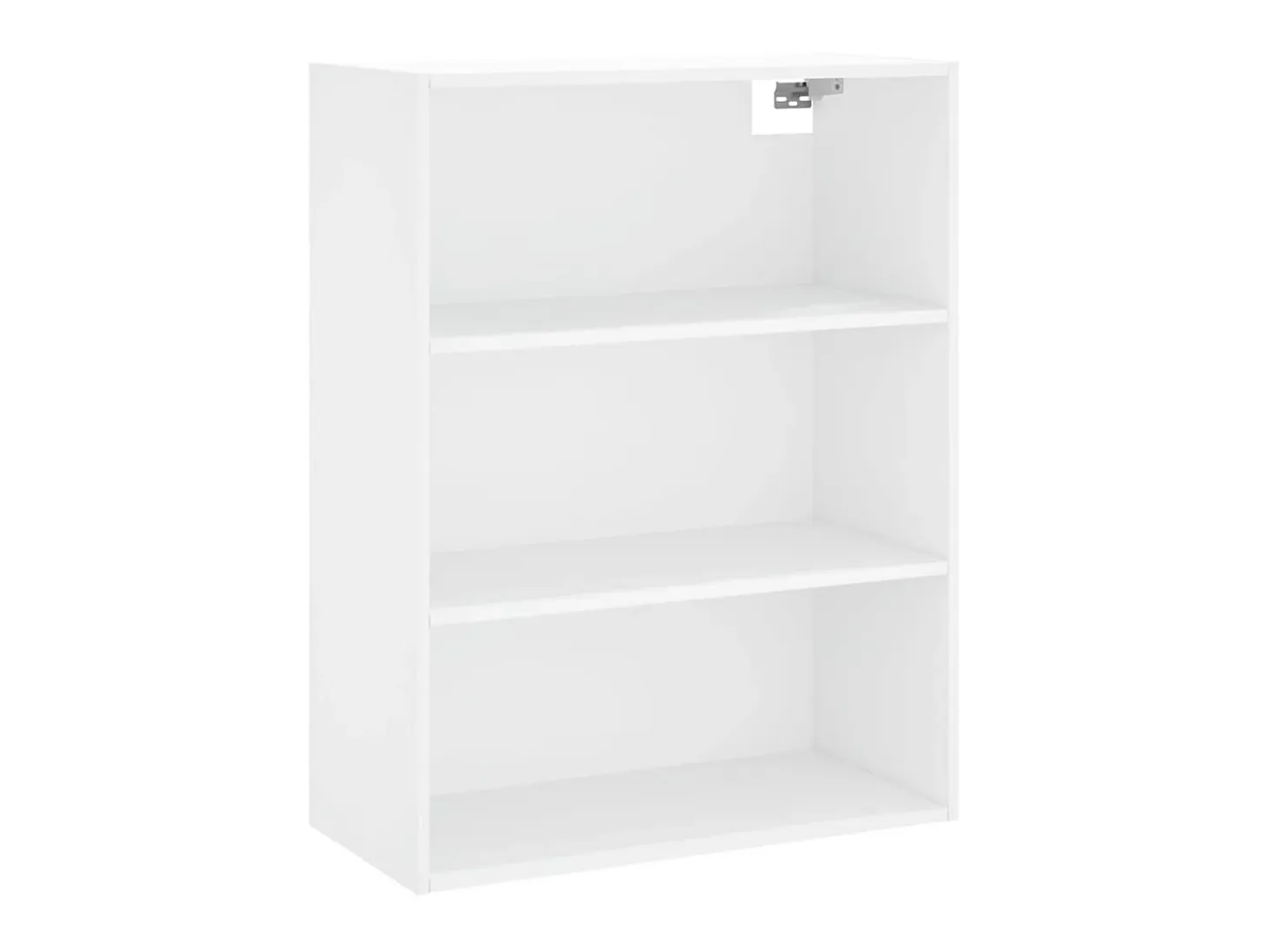 Aparador alto madera contrachapada blanco 69,5x34x180 cm ES91138
