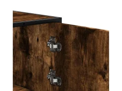 Aparador alto madera de ingeniería y metal 68x35x139 cm