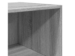 Aparador alto madera de ingeniería gris Sonoma 45x41x185 cm