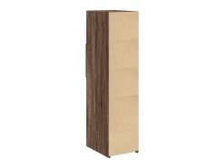 Aparador alto madera de ingeniería marrón roble 30x42,5x124 cm