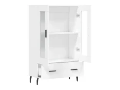 Aparador alto madera de ingeniería blanco 69,5x31x115 cm