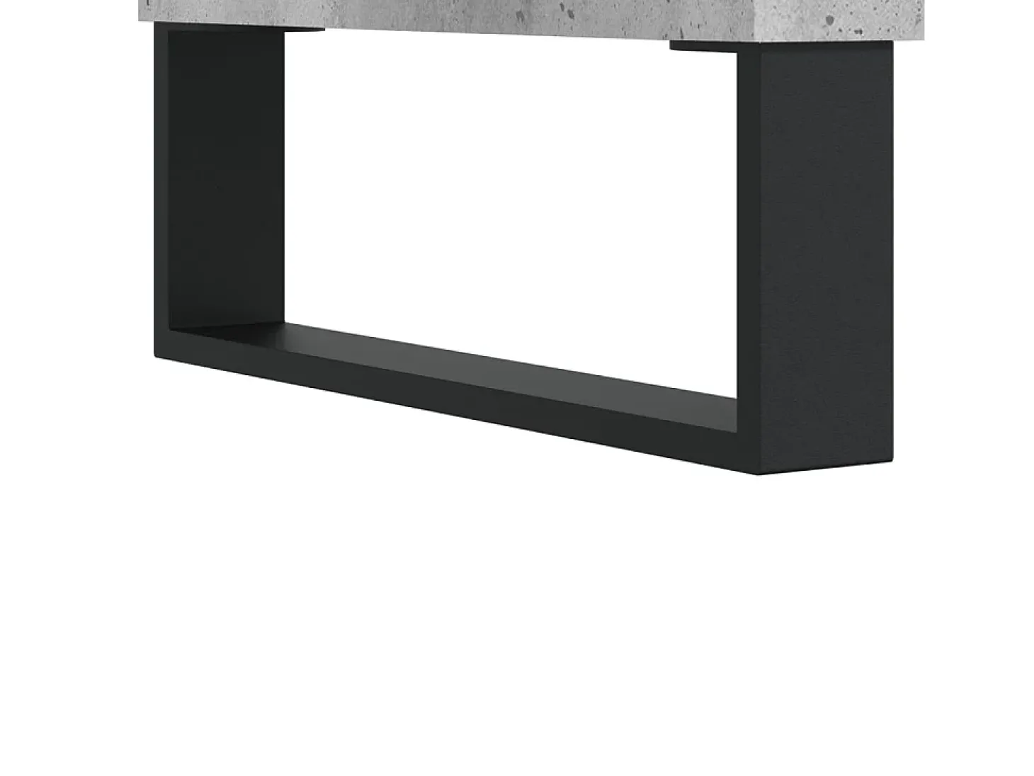 Aparador alto madera de ingeniería gris hormigón 57x35x90 cm