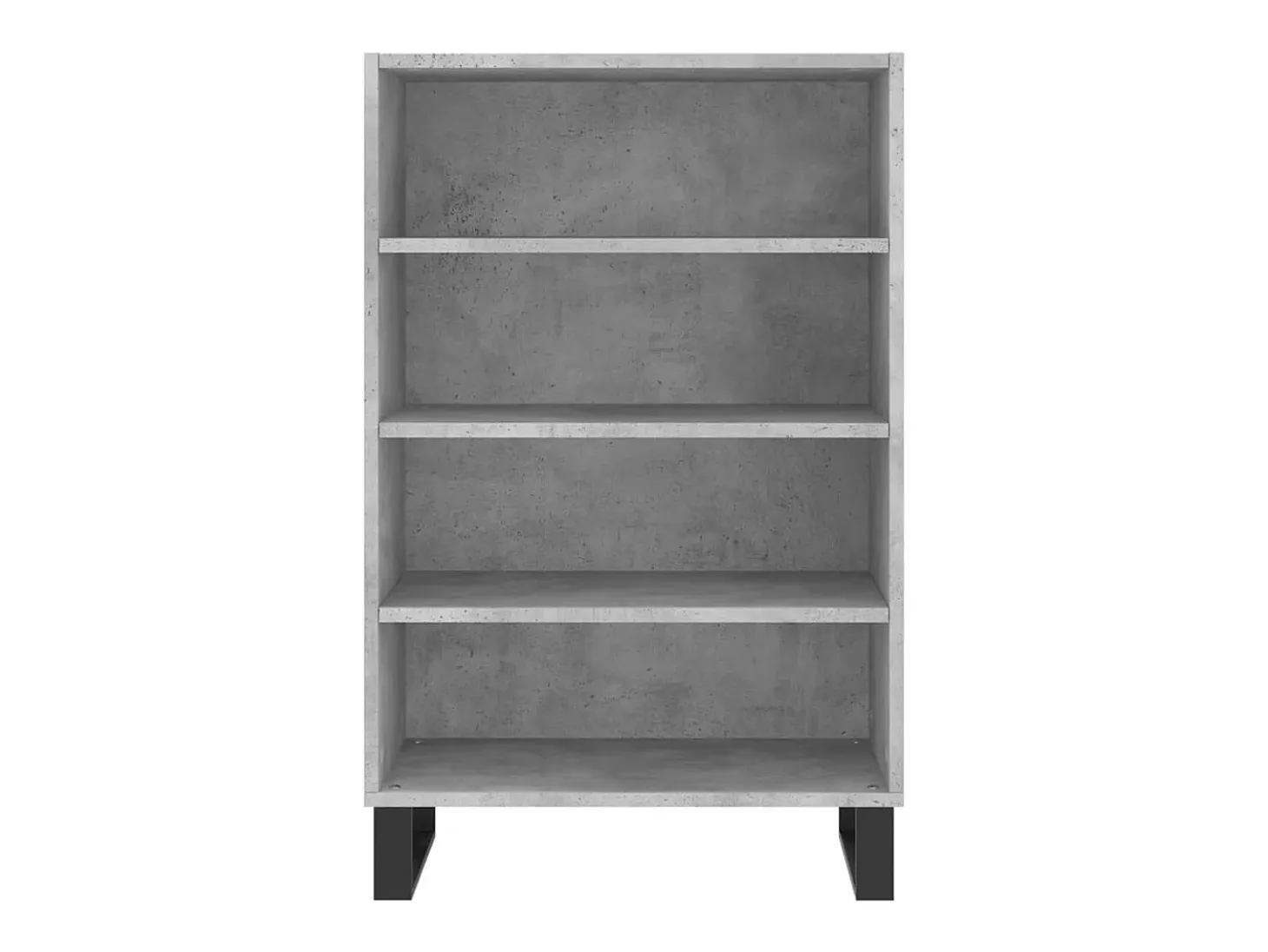 Aparador alto madera de ingeniería gris hormigón 57x35x90 cm