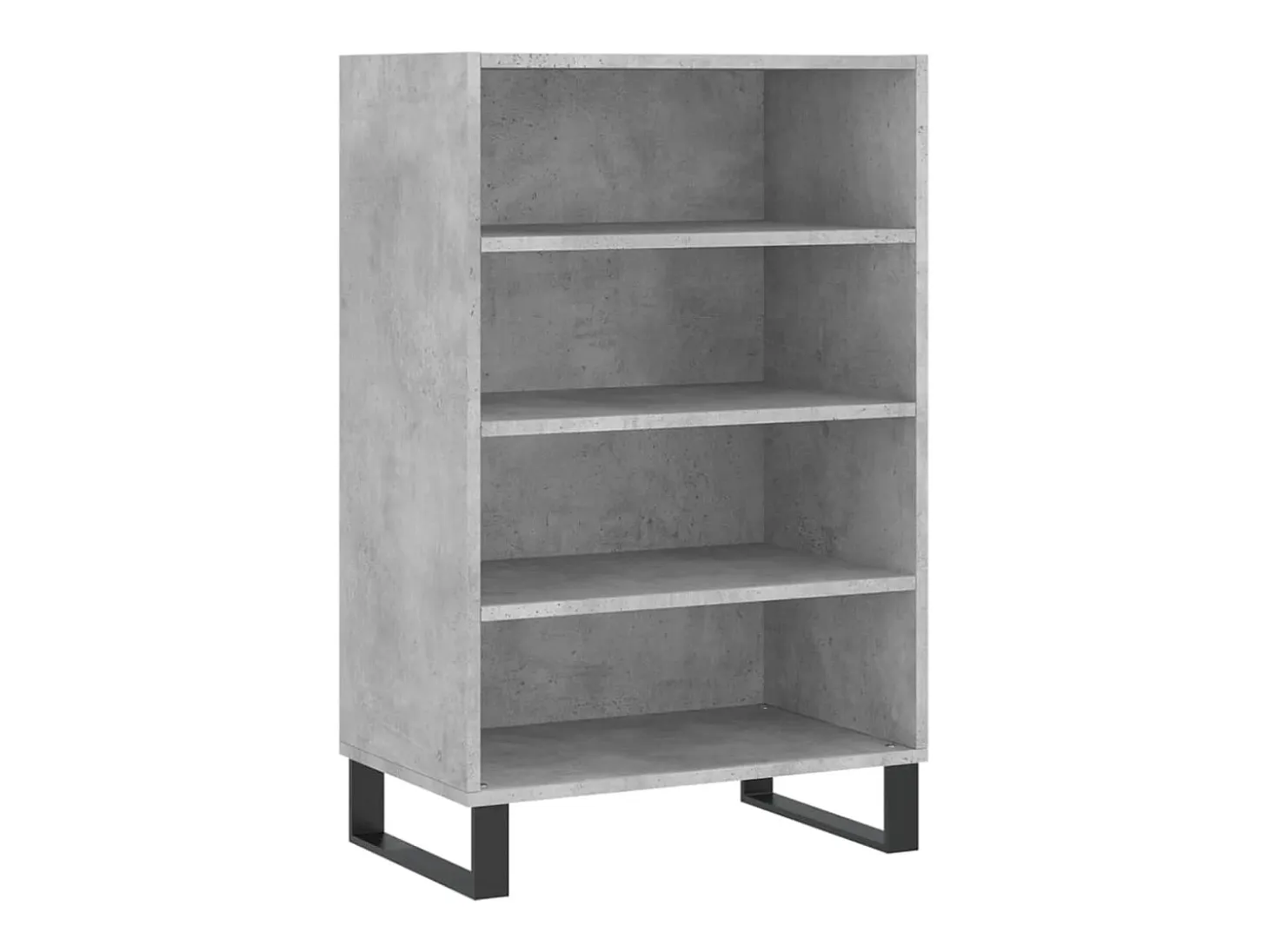 Aparador alto madera de ingeniería gris hormigón 57x35x90 cm