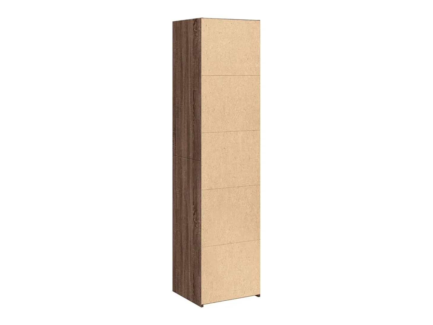 Aparador alto madera de ingeniería marrón roble 45x41x185 cm