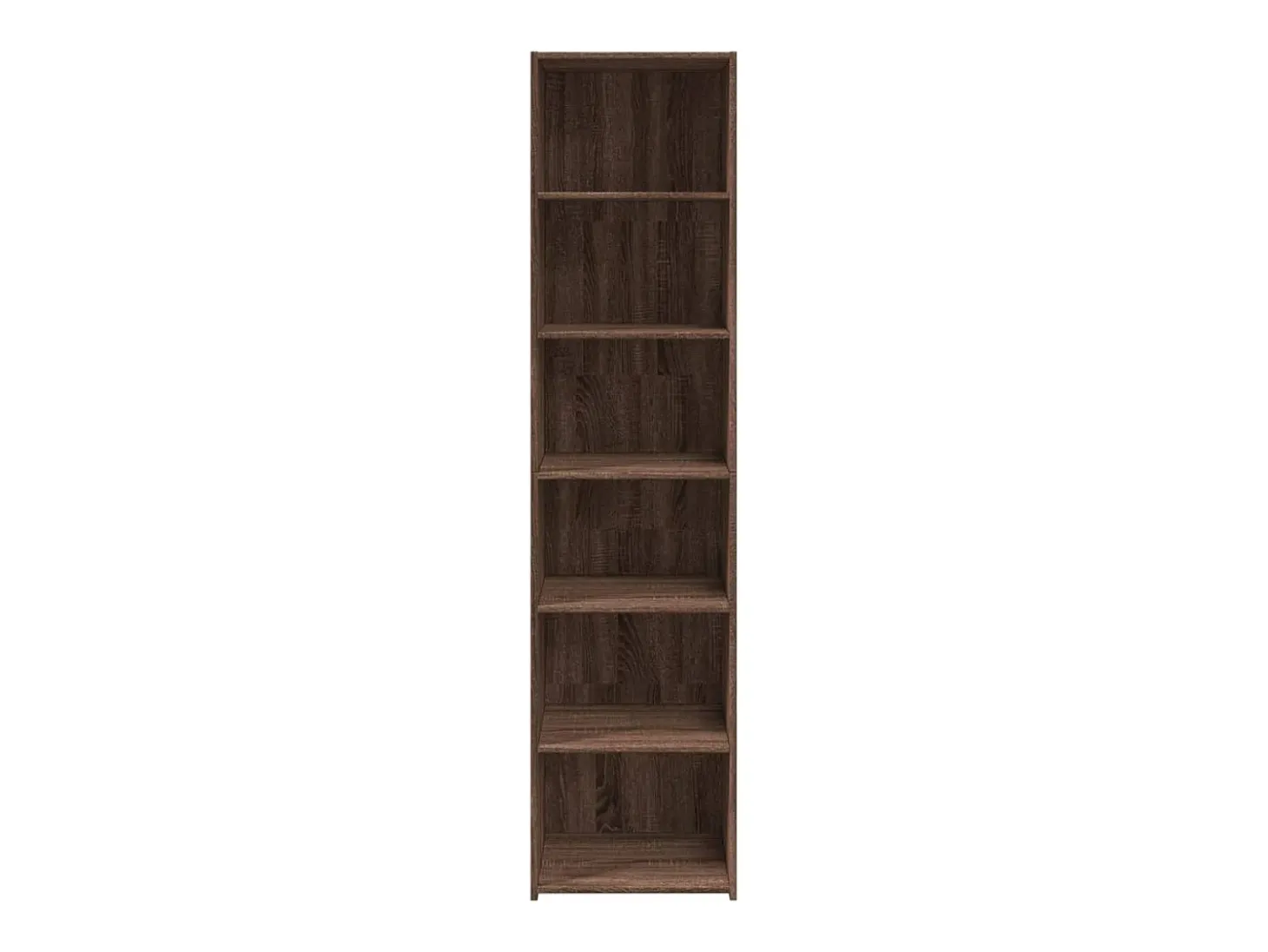 Aparador alto madera de ingeniería marrón roble 45x41x185 cm