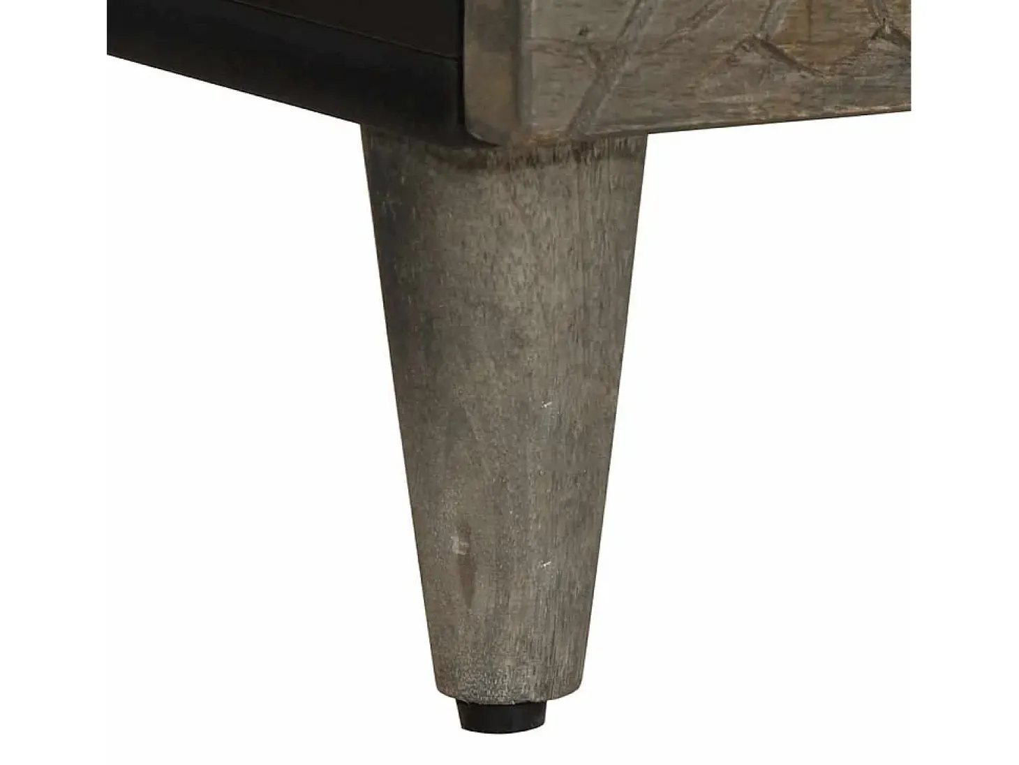 Aparador alto madera maciza de mango 60x33x100 cm