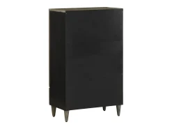 Aparador alto madera maciza de mango 60x33x100 cm
