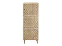 Aparador alto madera maciza de mango 40x33x110 cm ES633929
