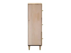 Aparador alto madera maciza de mango 40x33x110 cm ES633929