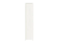 Aparador alto madera maciza de pino blanco 80x35x154 cm