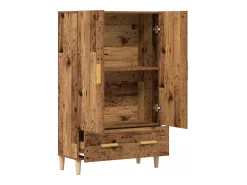 Aparador alto madera vieja 70x31x115 cm madera contrachapada
