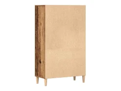 Aparador alto madera vieja 70x31x115 cm madera contrachapada