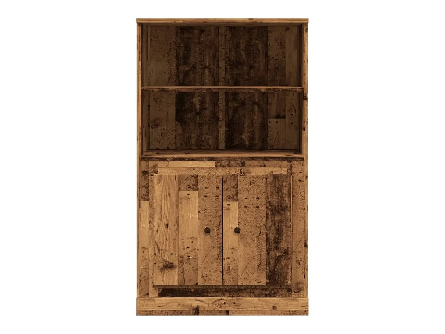 Aparador alto madera vieja 60x35,5x103,5 cm madera contrachapada