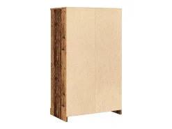 Aparador alto madera vieja 60x35,5x103,5 cm madera contrachapada