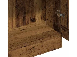 Aparador alto madera vieja 82,5x30,5x185 cm madera contrachapada