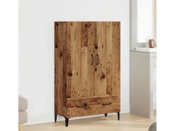 Aparador alto madera vieja 70x31x115 cm madera contrachapada