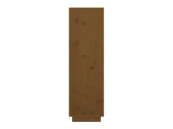 Aparador alto Marrón miel 38x35x117 cm Madera maciza de pino