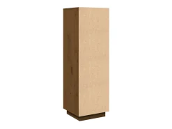 Aparador alto Marrón miel 38x35x117 cm Madera maciza de pino
