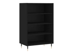 Aparador alto negro 57x35x90 cm madera de ingeniería