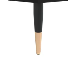 Aparador alto negro 57x35x90 cm madera de ingeniería