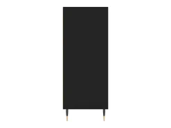 Aparador alto negro 57x35x90 cm madera de ingeniería