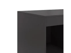 Aparador alto negro 67x39x95 cm acero