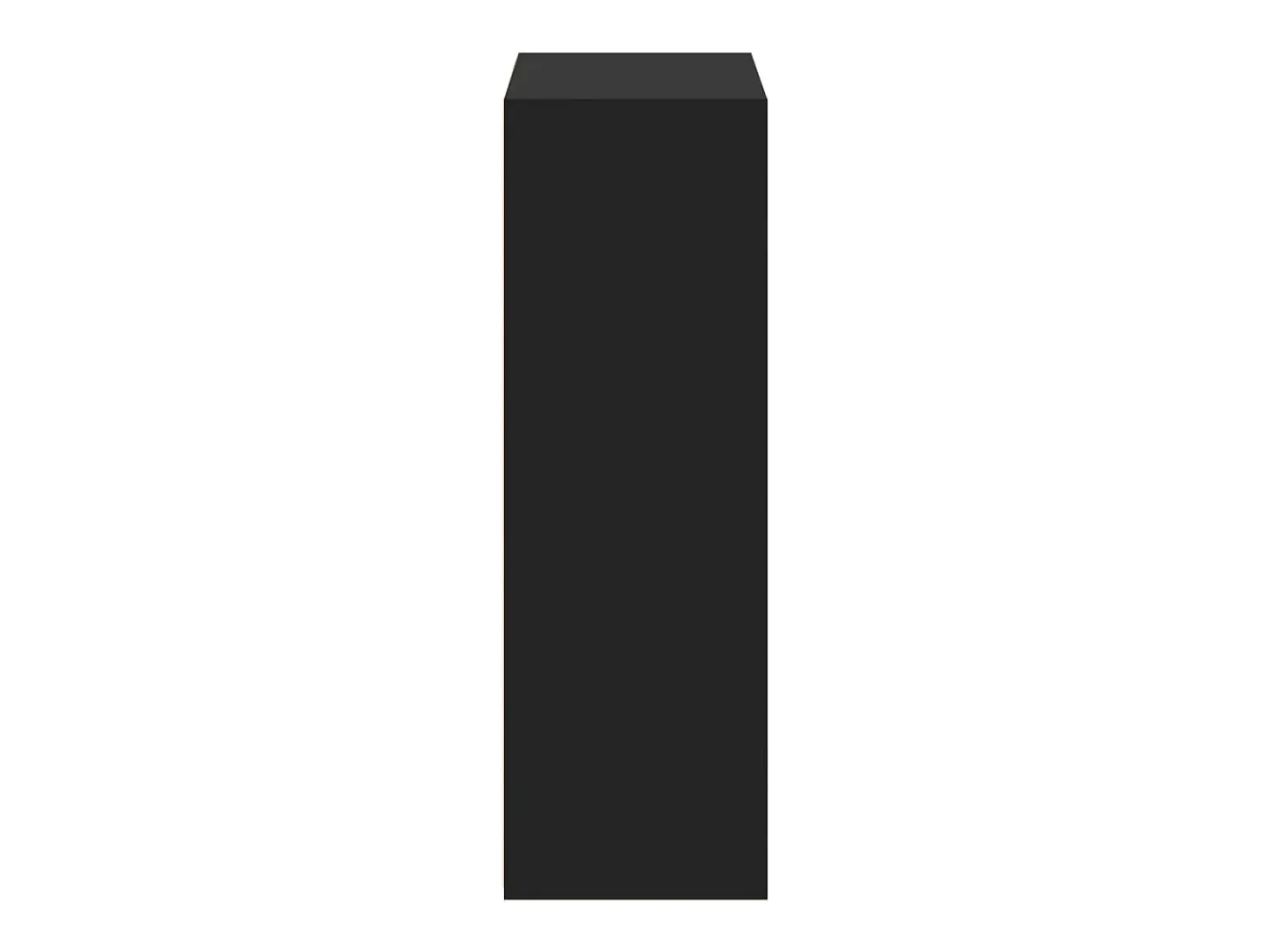 Aparador alto negro 70x41x124 cm madera contrachapada
