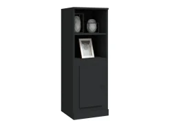 Aparador alto negro 36x35,5x103,5 cm madera de ingeniería
