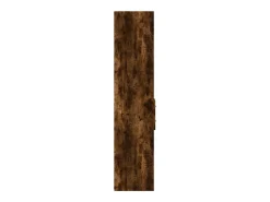 Aparador alto roble ahumado 30x42,5x185 cm madera de ingeniería