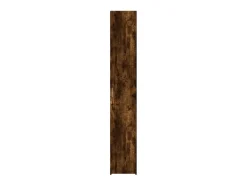 Aparador alto roble ahumado 30x42,5x185 cm madera de ingeniería