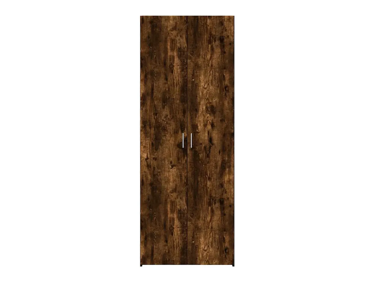 Aparador alto roble ahumado 70x42,5x185 cm madera de ingeniería
