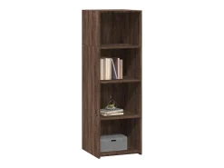 Aparador alto roble marrón 40x41x124 cm madera de ingeniería