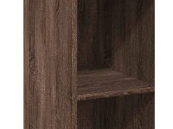 Aparador alto roble marrón 40x41x124 cm madera de ingeniería