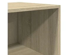 Aparador alto roble Sonoma 45x41x185 cm madera de ingeniería