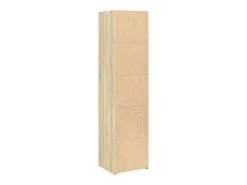 Aparador alto roble Sonoma 45x41x185 cm madera de ingeniería