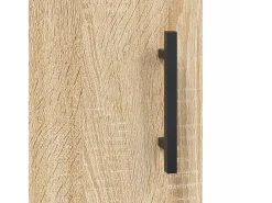 Aparador alto roble Sonoma 69,5x34x180 cm Madera de ingeniería