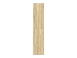 Aparador alto roble Sonoma 70x41x185 cm madera de ingeniería