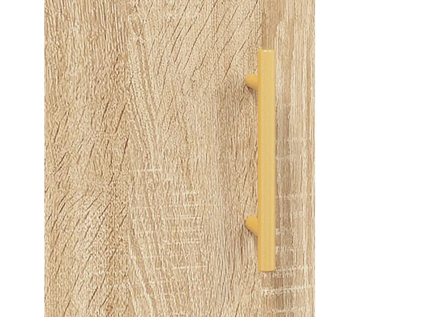 Aparador alto roble Sonoma 69,5x34x180 cm Madera de ingeniería