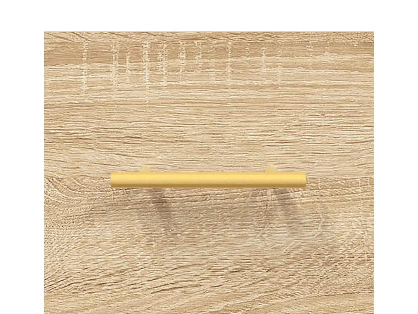 Aparador alto roble Sonoma 69,5x34x180 cm Madera de ingeniería